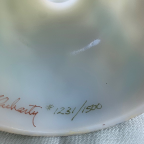 Fenton “Birth of a Savior” 2 piece fairy light - Picture 8 of 10